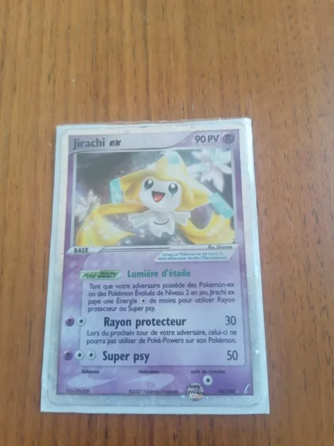 Carte Pokemon JIRACHI 94/100 EX Ultra Rare Bloc EX Gardiens de Cristal FR