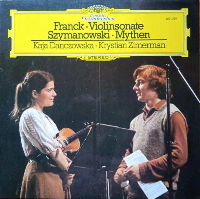 Dg 2531 330 Frank Geigensonate Szymanowski Mythen *Danczowska Zimerman * Nm/Nm