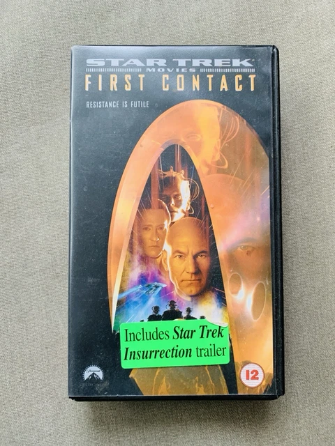 STAR TREK FIRST Contact Movie VHS Video Tape £3.83 - PicClick UK