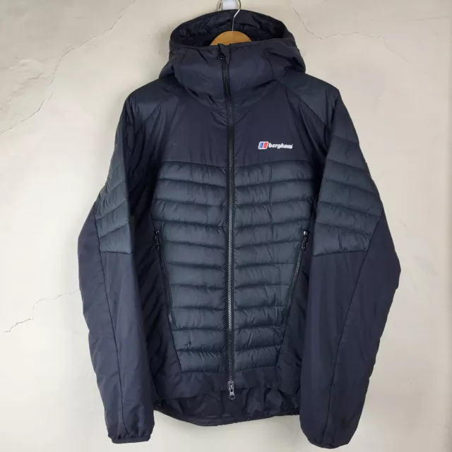 Berghaus Mens Small Ulvetanna Hydrodown 700 Extrem Insulated Jacket Black Trek