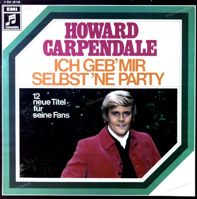 Howard Carpendale - Ich Geb' Mir Selbst 'Ne Party GER LP 1969 (VG+/VG+) '