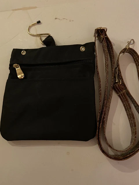 Samatha Brown Cross body purse zippered pockets lightweight travel 4