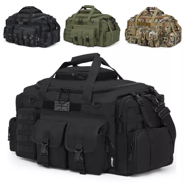 Kombat Saxon Holdall 65L Men's Tactical Military Army MOLLE Gym Cargo Bag Duffle