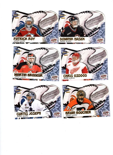 2000-01 Pacific McDonalds Hockey insert set Net Fusion, 1-6