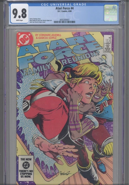 Atari Force #4 1984 DC  CGC 9.8 Gerry Conway story Family Reunion: Price Drop!