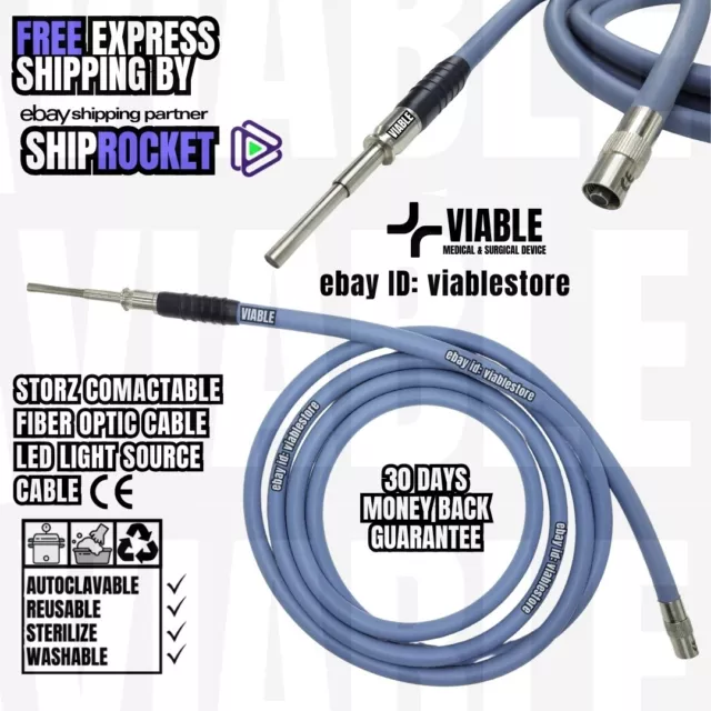 Karl Storz Compatible Laparoscopic Fiber Optic Light Source Cable Laparoscopy