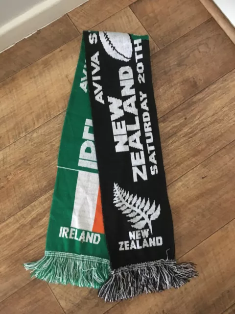 IRELAND  R.U.F.C.  v  NEW  ZEALAND   20.11.2010     RUGBY UNION  MATCHDAY  SCARF 2