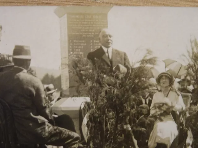 Australia, Victoria,  Unvieling Of War Memorial.1919 At Merino. Old R.p.postcard 2