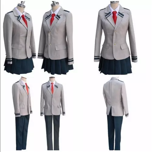 My Hero Academia Cosplay OCHACO URARARAKA YAOYOROZU MOMO Costumi Uniforme Scuola J 2