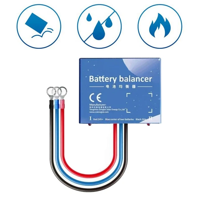 Nessun equalizzatore batteria sistema solare nessun sistema solare 12/24/36/48V 12V 1 pollice