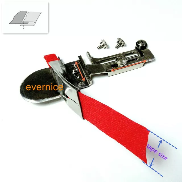 Swing Away Adjustable Raw Edge Single Fold Binder For Juki Ddl-227 555 8700 8500