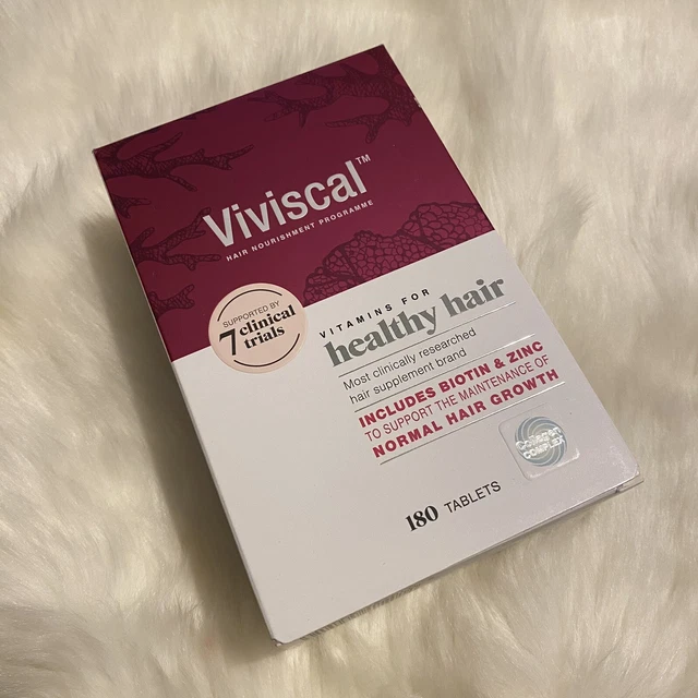 VIVISCAL HEALTHY HAIR growth vitamins 180 tablets biotin zinc BNIB £75. ...