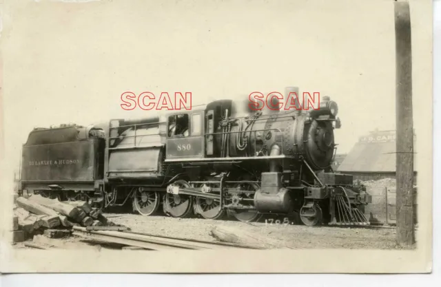 1F419 Rppc 1921 Delaware & Hudson Railroad 280 Camelback Loco #880 Wilkes Barre