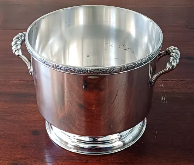 Vintage  Silver Plated Ice Bucket By Mappin's Of Canada 🇨🇦