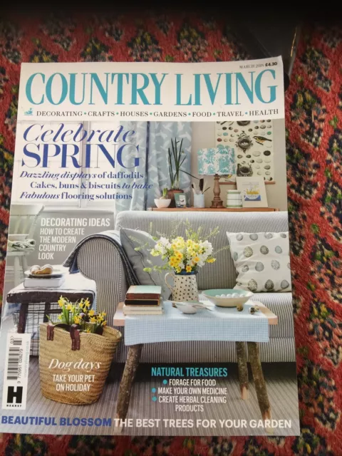 Country Living interiors/house/lifestyle magazine, March 2018