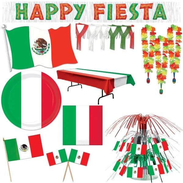 México Decoración de Fiesta Mexicana Temática Mejicana Set