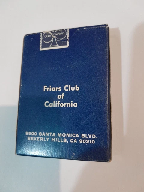 friars club deck Vintage Friars Club of California Beverly Hills