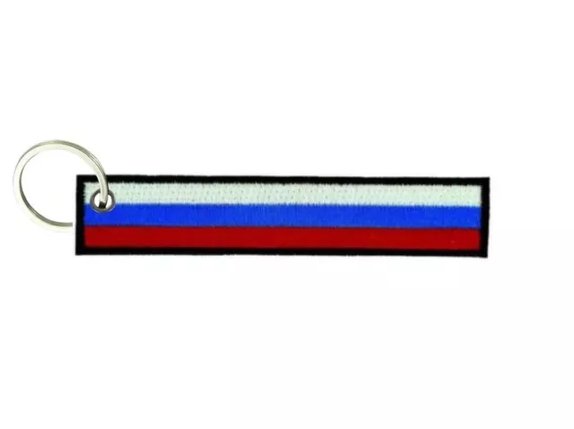 Porte cle cles clef brode patch ecusson drapeau brassard russie russe