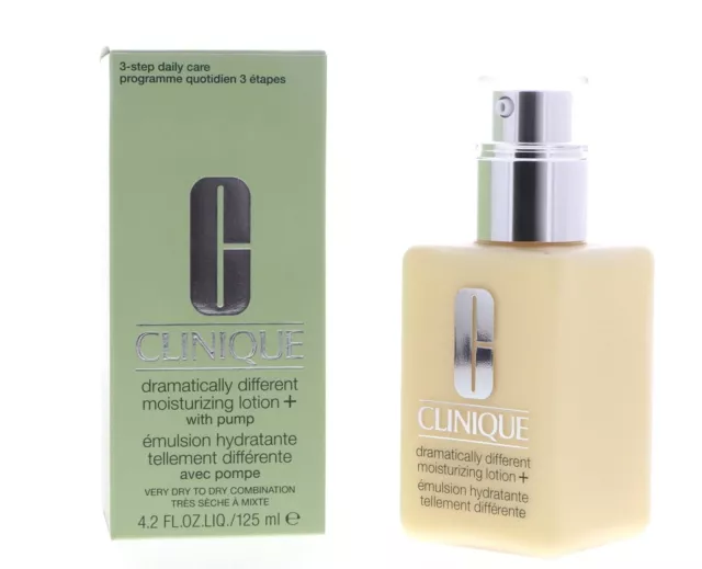 NEW Clinique Dramatically Different Moisturizing Lotion with Pump 4.2 Oz 125 ml