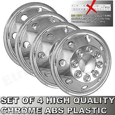 16" Inch For Iveco Daily Chrome Wheel Trims Van  Hub Caps x4 NOT TWIN WHEEL