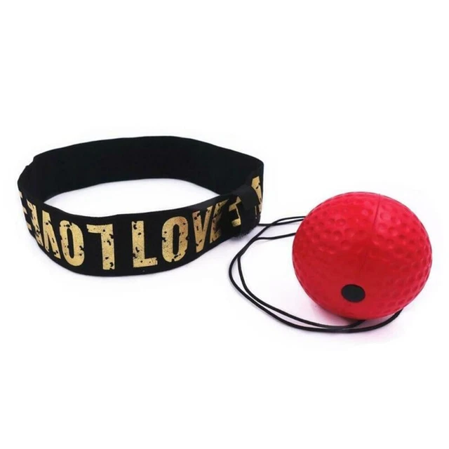 Muay Thai Speed Reflex Fight Ball&Head Band Boxing Training Boxer Punch Exercise