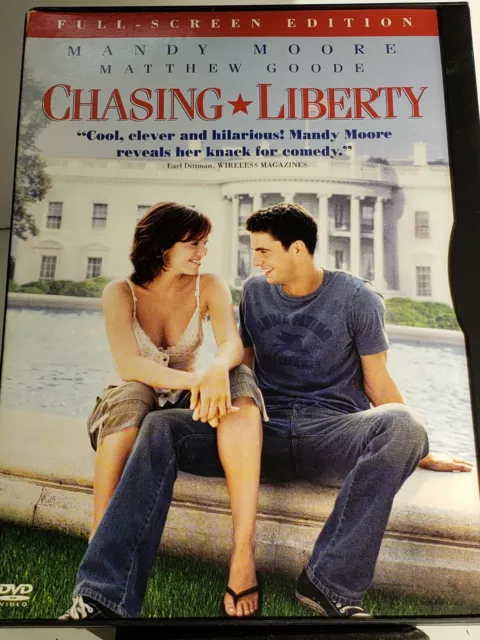 Chasing Liberty DVD 2004 Full-Screen Mandy Moore, Matthew Goode