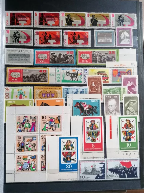 Sammlungsauflösung, DDR, Lot aus Jahrgang 1967  postfrisch (1)