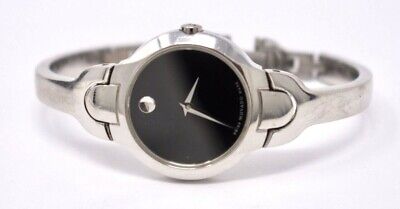 Movado “Kara” 84.A1.1846 Classic Ladies Museum Wristwatch Stainless Steel 6.25”
