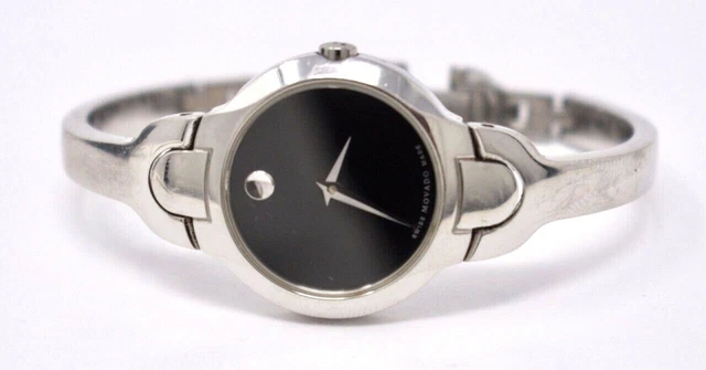 "Movado ""Kara"" 84.A1.1846 Orologio da polso classico da donna museo acciaio inox 6,25"
