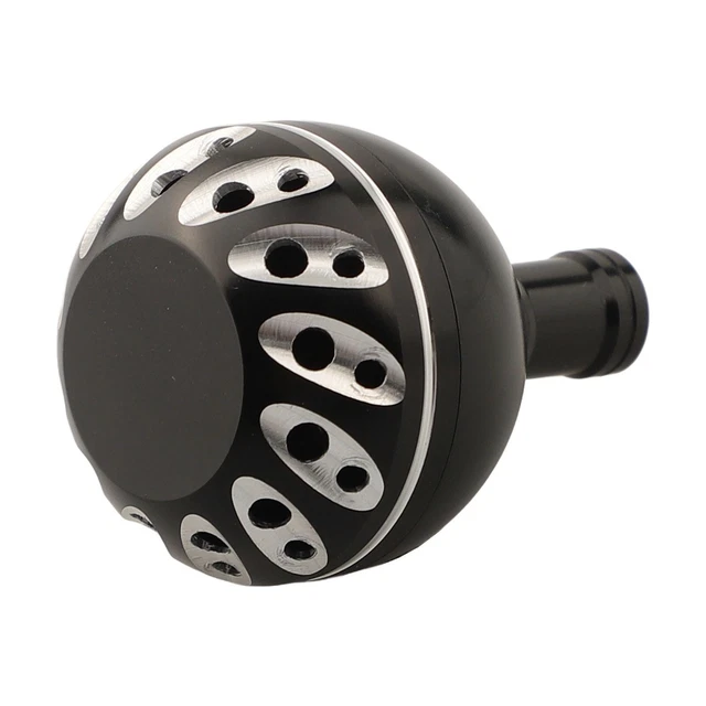 Poignée Bouton Métal Pour Moulinet De Pêche - Remplacement S/D - Diamètre Intérieur 7mm - Avec Roulements Et Joints