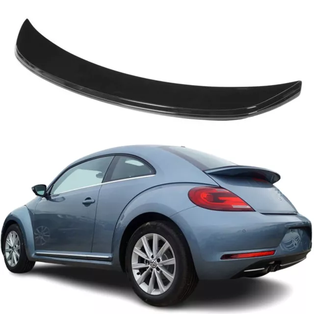 Spoiler Aileron Convient pour VW Beetle 2013-2016, Extra Large, Glossy Noir, ABS