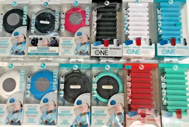 15 Wholesale Job Lot Portable Speakers Clearance Deal Bluetooth FIFO MIX items