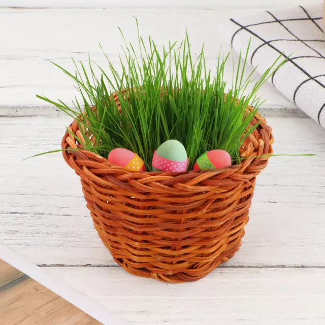 Corbeille Mini Panier En Rotin De Rangement À Oeufs Paniers