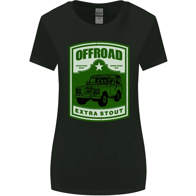 Offroad Extra Stout 4X4 Offroading Off Road Womens Wider Cut T-Shirt