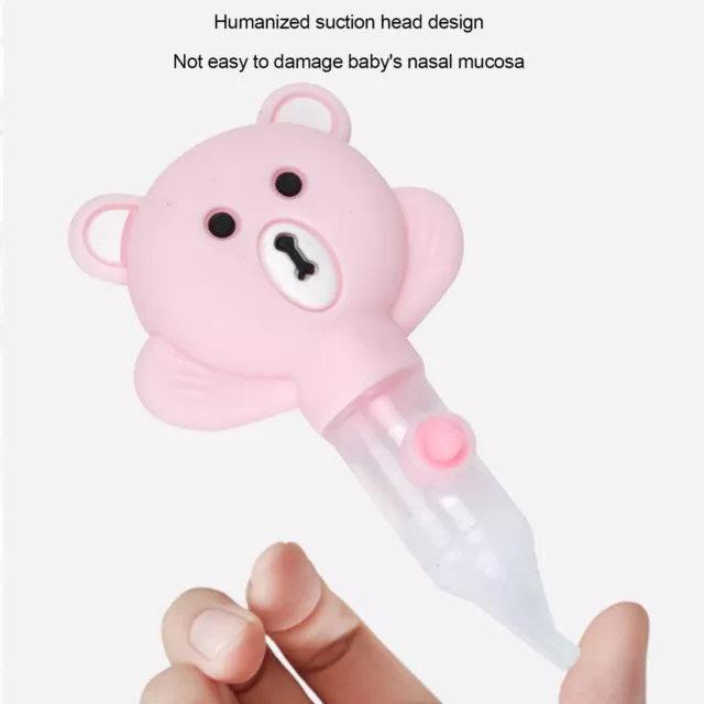 Nose Mucus Suction Portable Nose Snot Suction Soft Nasal Aspirator Silicone For