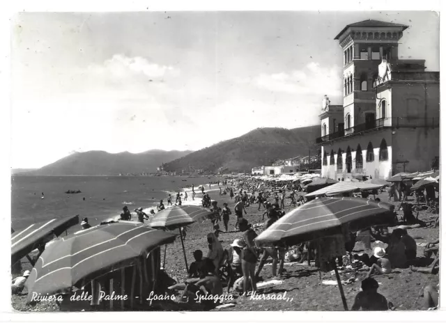 SAVONA (112) - LOANO Riviera delle Palme. Spiaggia Kursaal - FG/Vg 1953