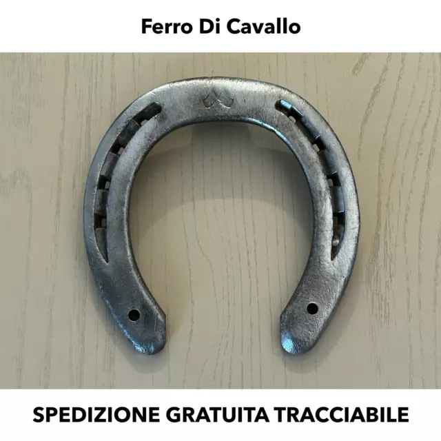 FERRO DI CAVALLO In Metallo Ferro Portafortuna Amuleto Da Parete VINTAGE