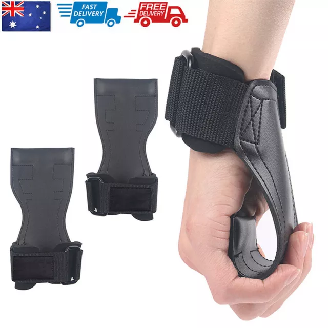 Grips FIT Weightlifting Straps Power Lifting Hooks Gym Gloves Wraps Fitness