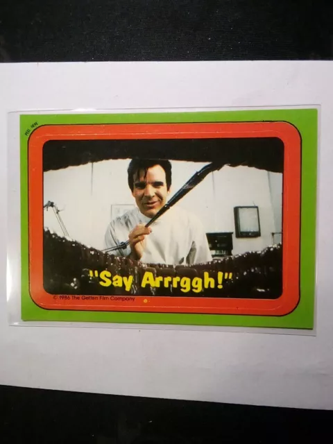 1986 Topps Little Shop of Horrors Stickers "Say Arrrggh!" #36