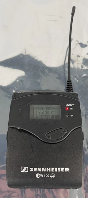 SENNHEISER EK 100 G3 Wireless Bodypack Diversity Receiver 626-668 MHz - TESTED