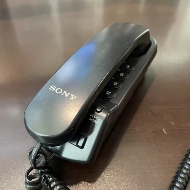 Vintage 80’s Sony Home Telephone Black IT-B3