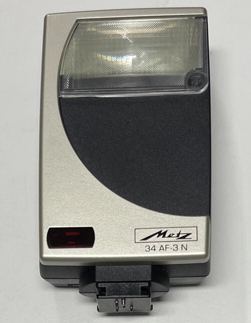 Metz Mecablitz Flash 34 AF-3N TTL For Nikon 34AF3N Tested.