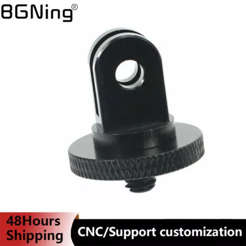 BGNING ALUMINUM TRIPOD Adapter Mount 1/4 Screw Head For GOPRO XIAOYI