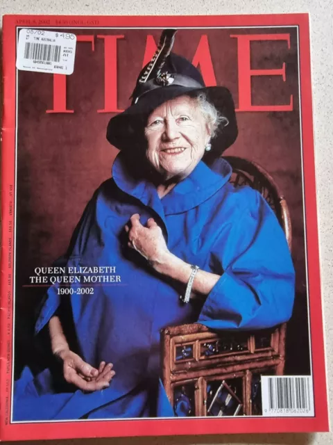 Time Magazine April 8th. 2002 - The Queen Mum  US Edition.