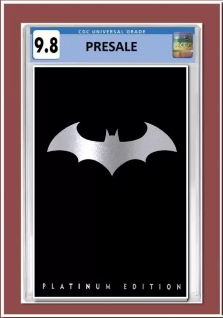 Batman #900 CGC 9.8 Graded PREORDER Platinum Edition Foil Logo Variant DC Comics