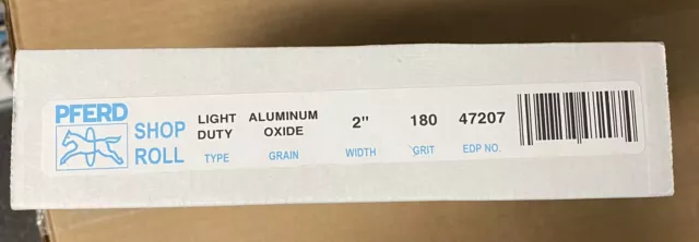 2" Shop Roll - Resin/Resin Light Duty - 50 Yard Roll - Aluminum Oxide - 180 Grit