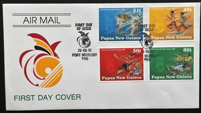 Papua New Guinea 1991 - Pacific Games - First Day Cover