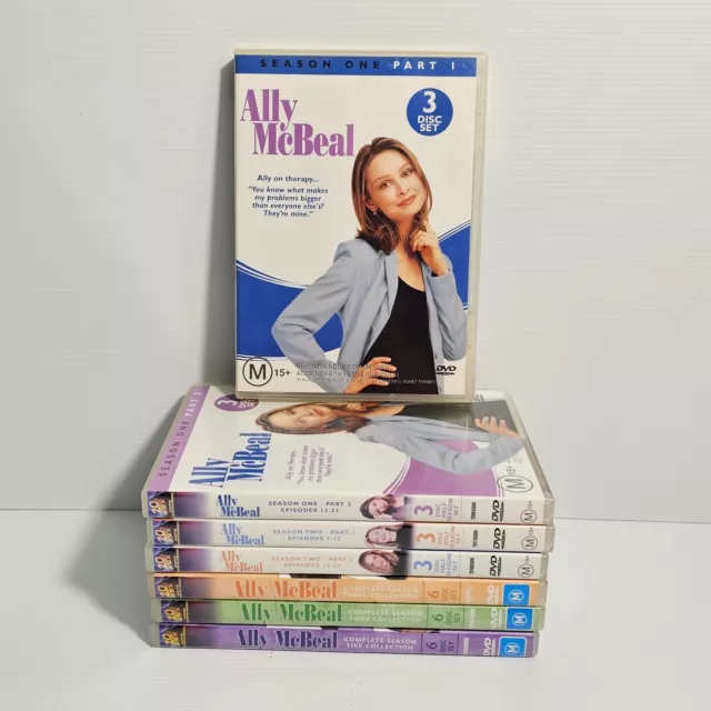 Ally McBeal TV Series Complete Seasons 1-5 DVD Region 4 GC Free Postage