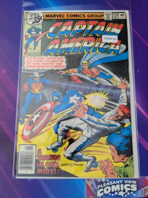 Capitán América #229 Vol. 1 Libro De Cómic Marvel Quiosco De Alta Calidad Cm84-83