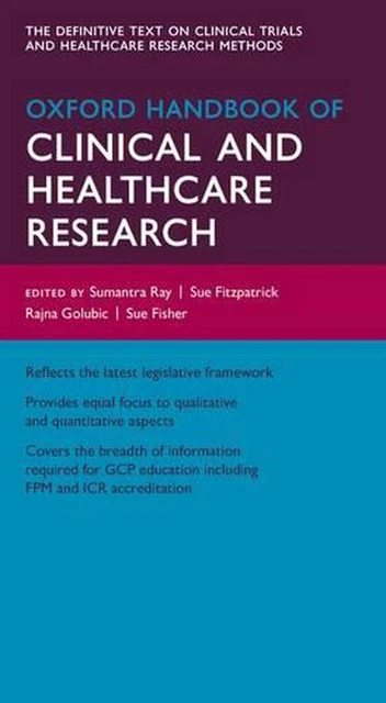 Oxford Handbook of Clinical and Healthcare Research by Sumantra Ray (English) Pa